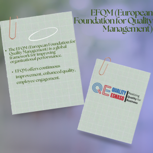 EFQM quality management standards open doors for various market